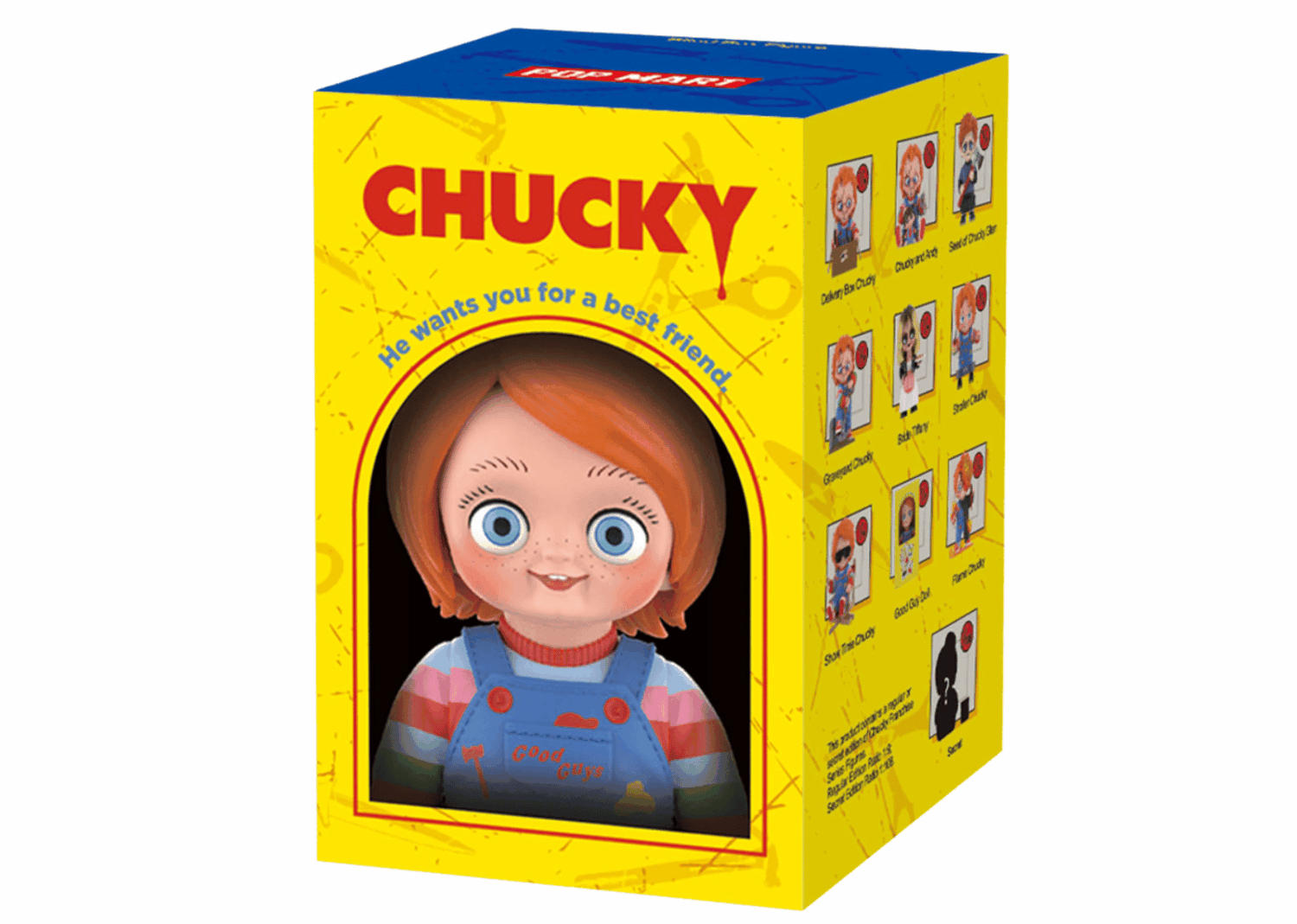 pop mart chucky franchise series figures single blind box