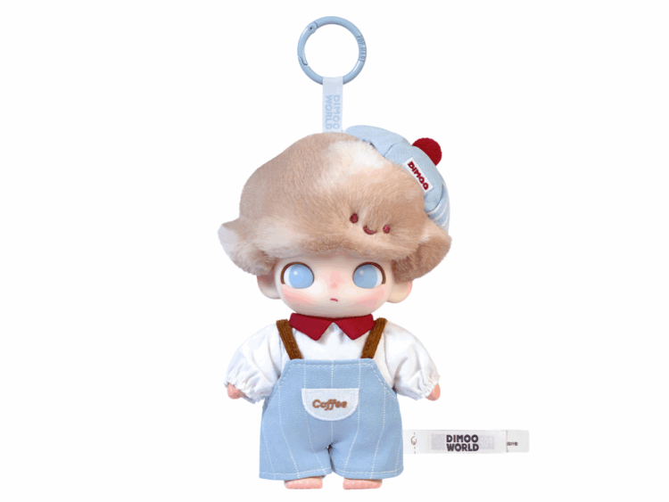 pop mart dimoo crush on coffee series vinyl plush blister pack