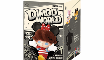 Pop Mart DIMOO World x Disney Series Vinyl Plush Keychain Single Blind Box