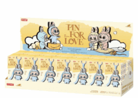 Pop Mart Labubu The Monsters Pin for Love Series Vinyl Plush Pendant (A-M) Sealed Case (14 Blind Box)