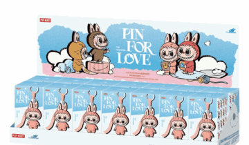 Pop Mart Labubu The Monsters Pin for Love Series Vinyl Plush Pendant (N-Z) Sealed Case (14 Blind Box)