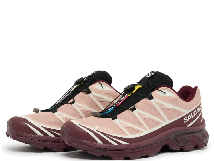 Salomon XT-6 Gore-Tex Mahogany Rose Tawny Port