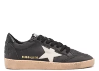 Golden Goose Ball-Star Black Suede