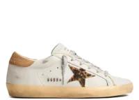 Golden Goose Super-Star Powder Blue Leopard Star (W)