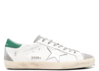 Golden Goose Super-Star White Silver Heel