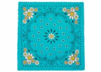 kujten bandana hachiko bico smiley turquoise green
