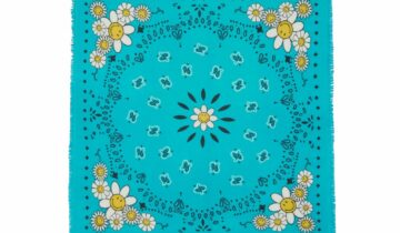 Kujten Bandana Hachiko Bico Smiley Turquoise Green