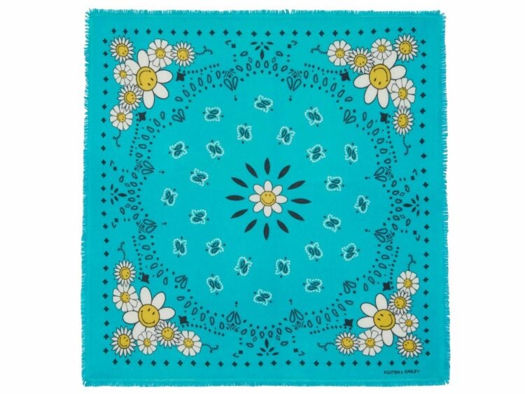 kujten bandana hachiko bico smiley turquoise green