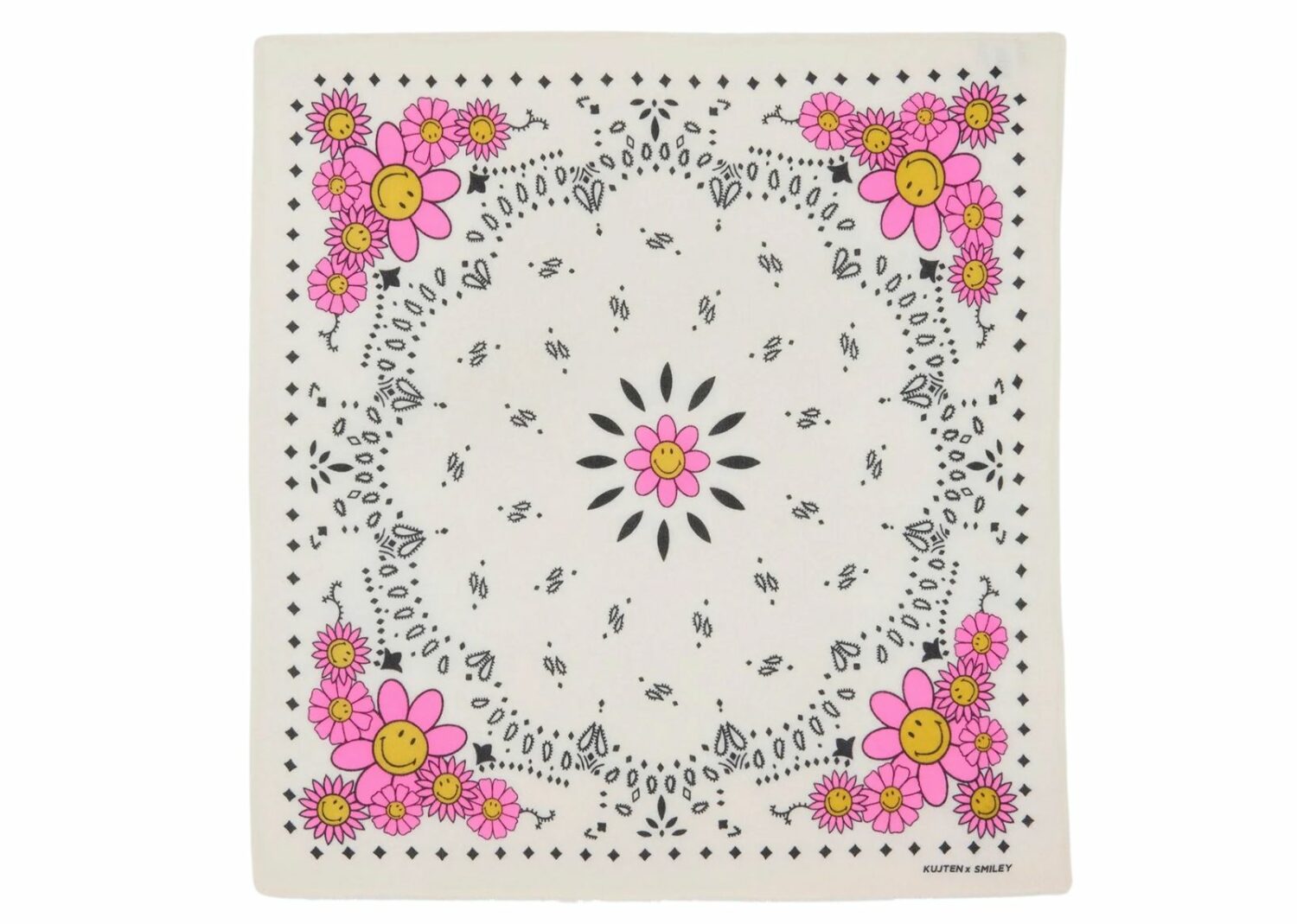 kujten bandana hachiko bico smiley white