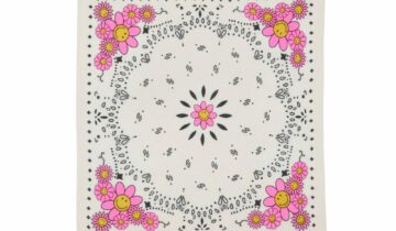 Kujten Bandana Hachiko Bico Smiley White