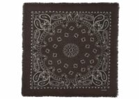 kujten large cashmere bandana hachiko bico brown