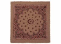 kujten large cashmere bandana hachiko bico camel red