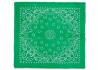 kujten large cashmere bandana hachiko bico grass green