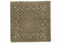 kujten large cashmere bandana hachiko bico marl khaki