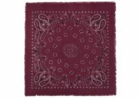 Kujten Large Cashmere Bandana Hachiko Bico Marl Wine Red