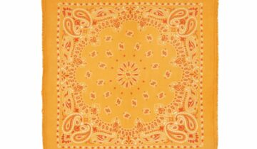 Kujten Large Cashmere Bandana Hachiko Bico Marzipan