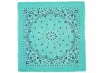 kujten large cashmere bandana hachiko bico turquoise green