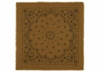 kujten large cashmere bandana hachiko bronze
