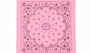 Kujten Large Cashmere Bandana Hachiko Bubblegum Pink