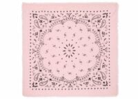 kujten large cashmere bandana hachiko candy pink