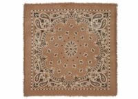 kujten large cashmere bandana hachiko caramelo