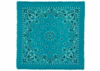 kujten large cashmere bandana hachiko jade green