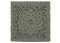 kujten large cashmere bandana hachiko marl khaki