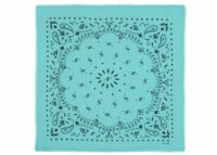 kujten large cashmere bandana hachiko marshmallow green