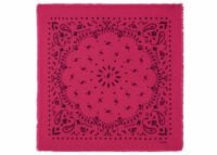 kujten large cashmere bandana hachiko peony pink