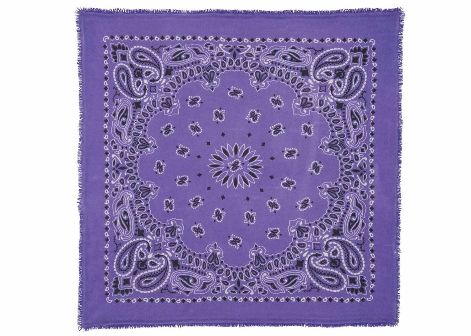 kujten large cashmere bandana hachiko purple