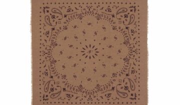 Kujten Small Hachi Bandana Camel Bordeaux