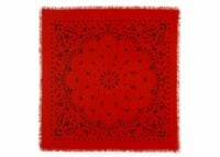 kujten small hachi bandana red orange