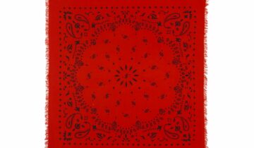 Kujten Small Hachi Bandana Red Orange