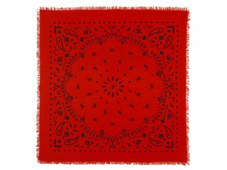 kujten small hachi bandana red orange