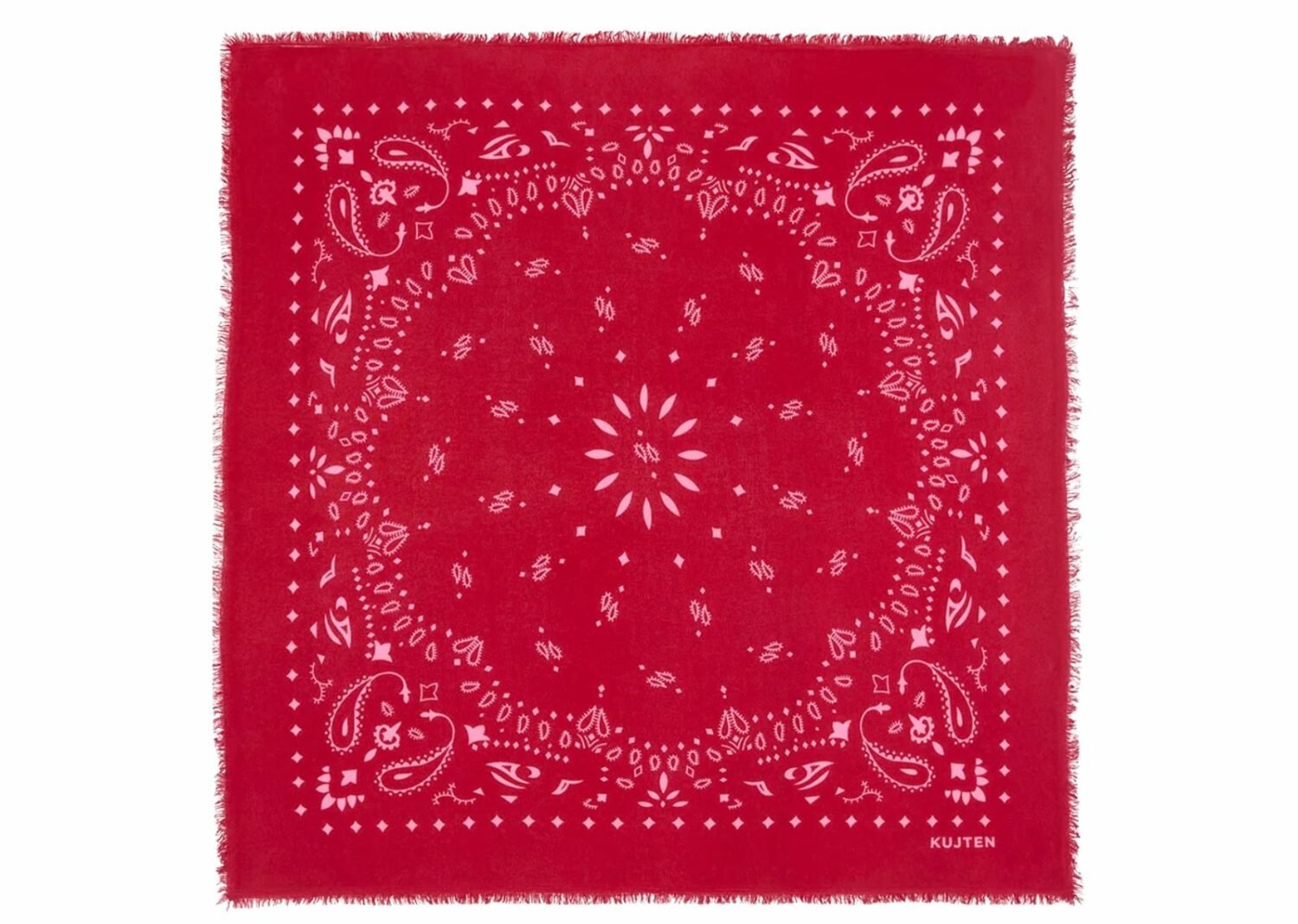 kujten small hachi bandana red pink