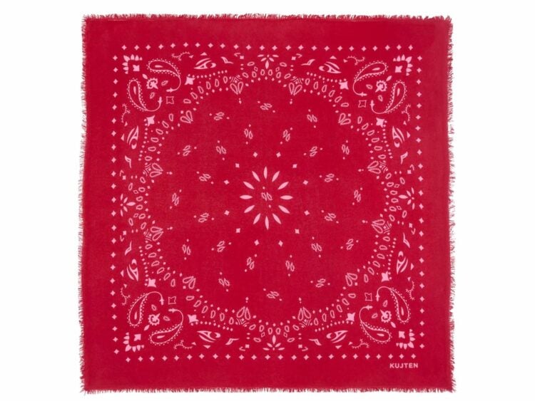 kujten small hachi bandana red pink