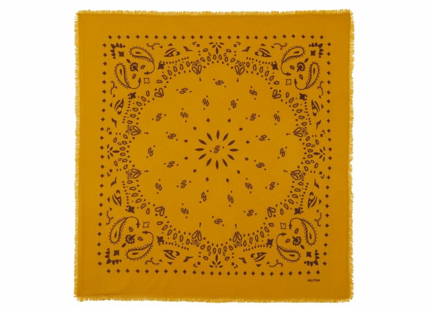 kujten small hachi bandana saffron yellow