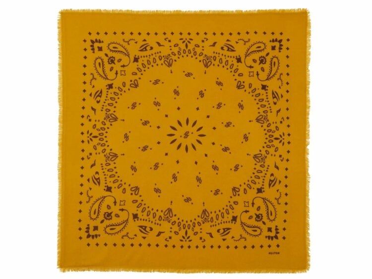 kujten small hachi bandana saffron yellow