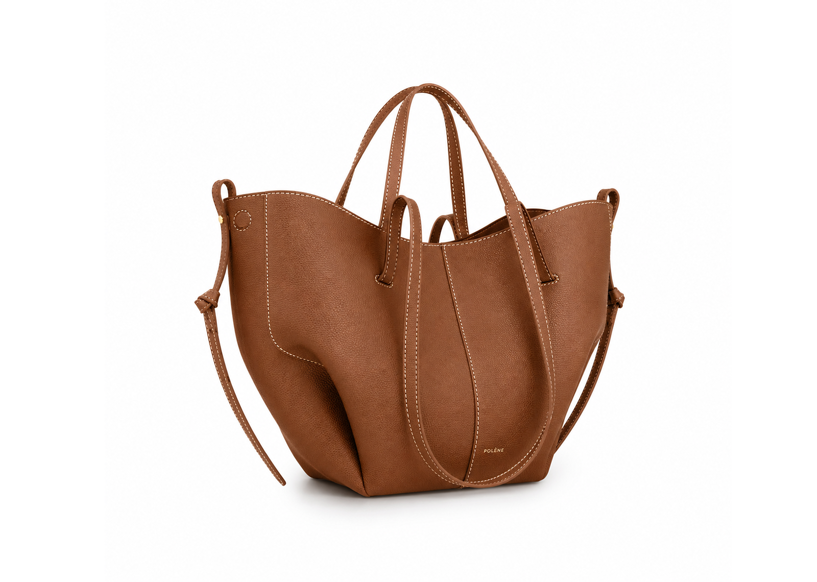 Polène Cyme Mini Edition Textured Camel