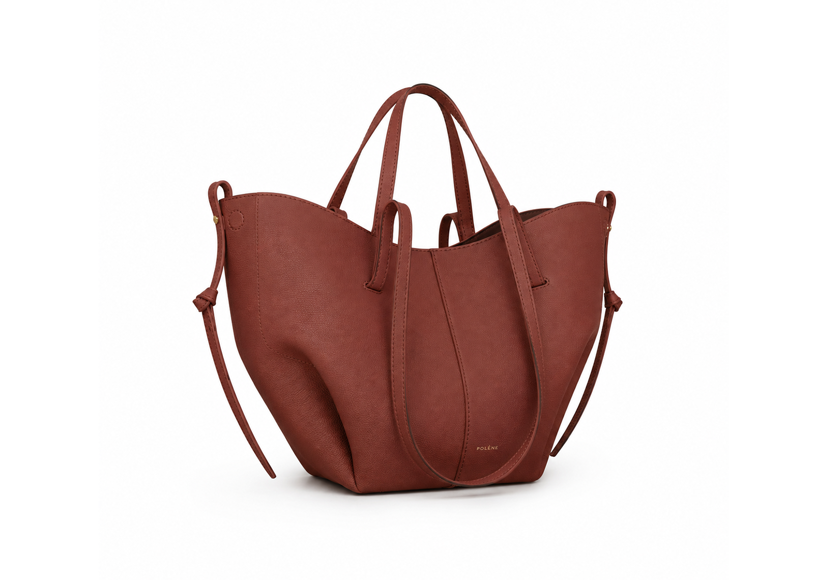 Polène Cyme Mini Edition Textured Red Clay