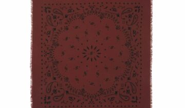 Kujten Small Bandana Hachi Earth Burgundy