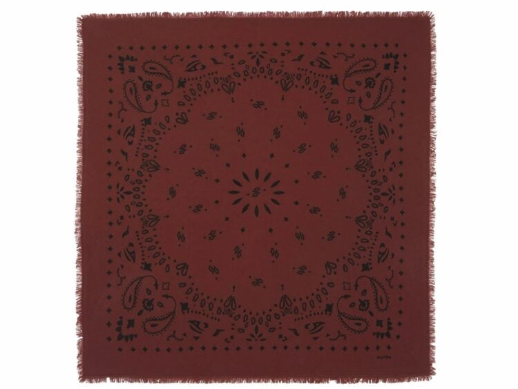 small bandana hachi earth burgundy
