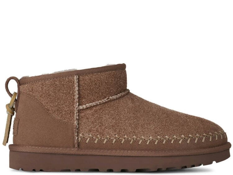 ugg classic ultra mini biarritz boot rocky oak (w)