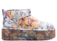UGG Classic Ultra Mini Platform Boot Collina Strada Light Blue Floral