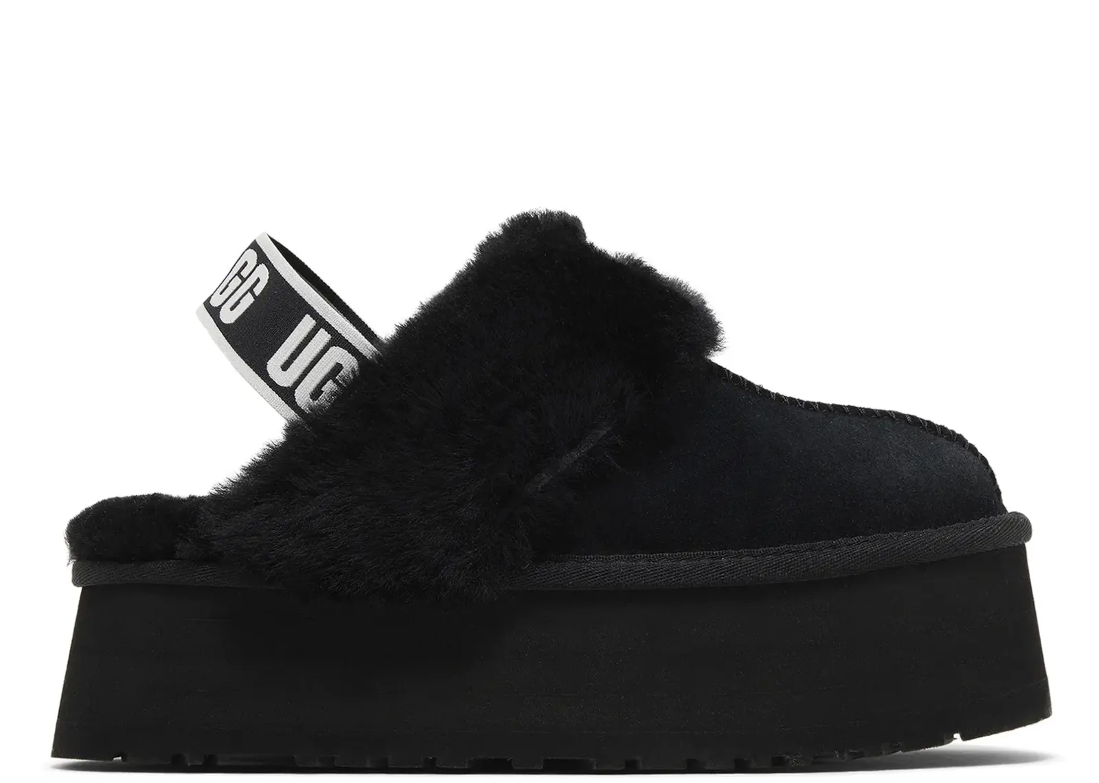 UGG Funkette Slipper Black (W)