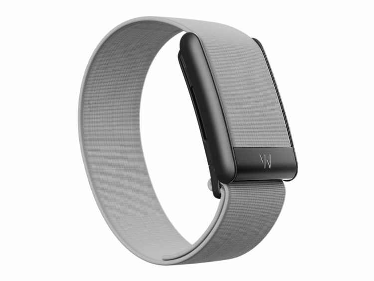 whoop 5.0 ash grey coreknit band 12 month one membership