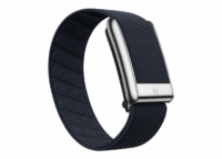 whoop mg midnight with titanium superknit luxe band 12 month life membership