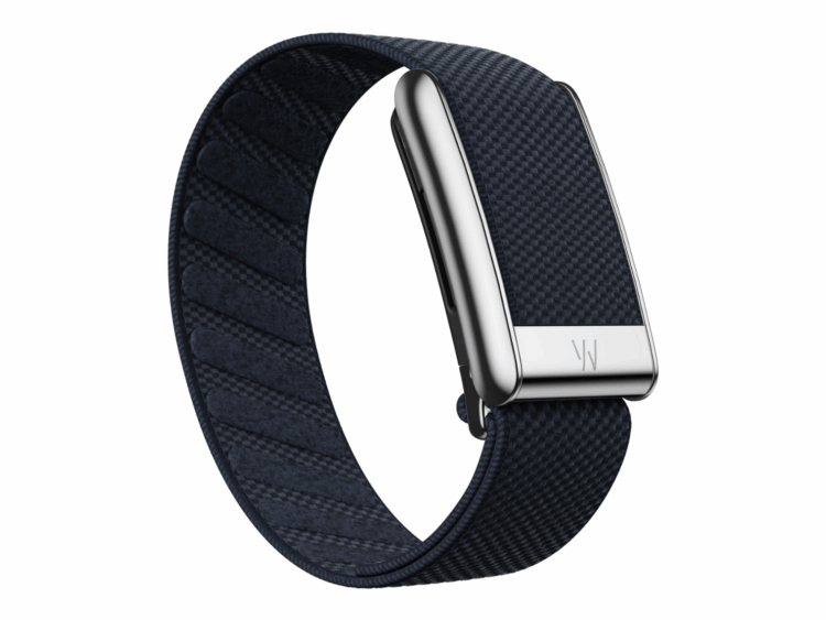 whoop mg midnight with titanium superknit luxe band 12 month life membership
