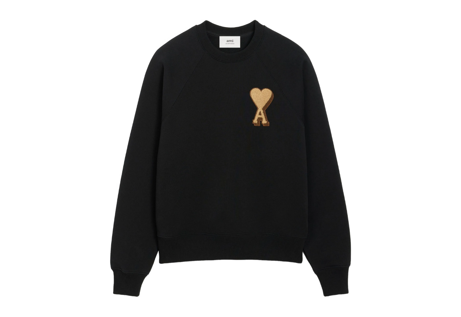 ami paris ami de coeur cotton sweatshirt