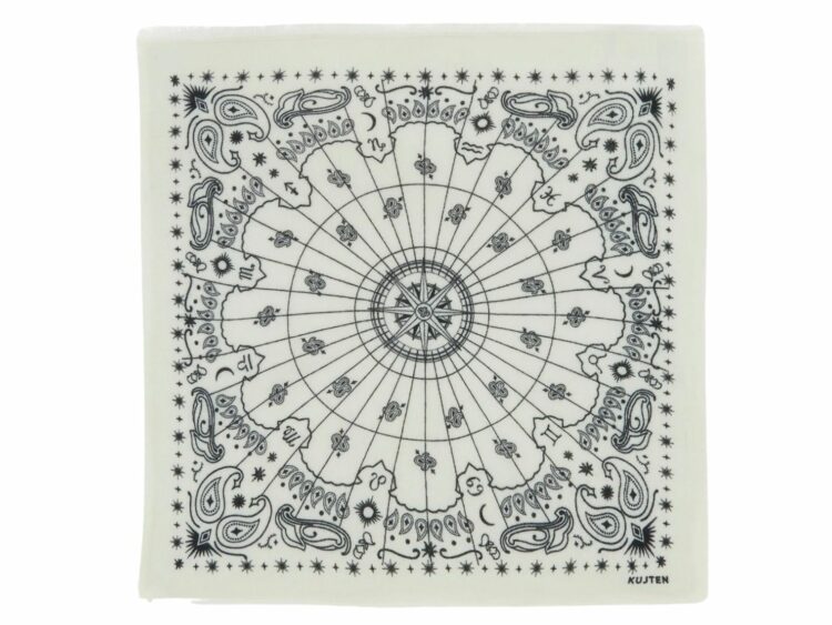 kujten large bandana hachiko astro white